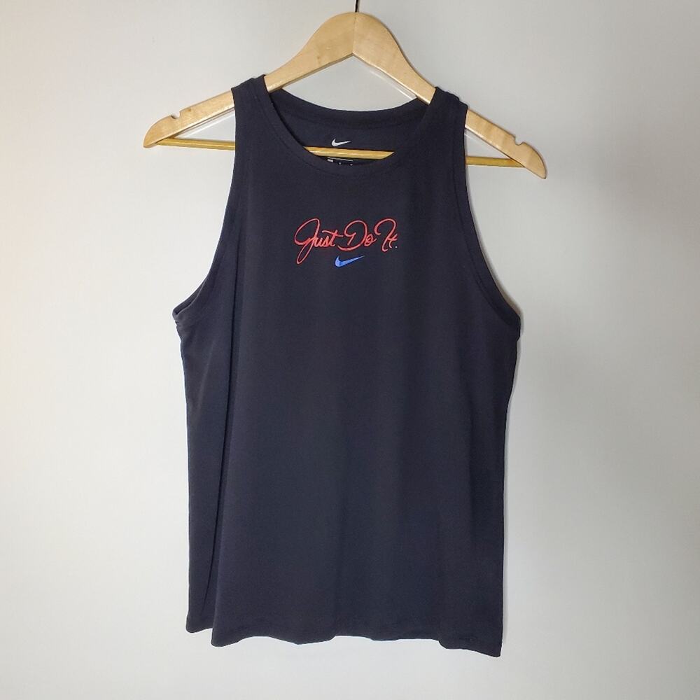 Nike Dry Just Do It Script Dri FIT Tank Great used condition Size medium